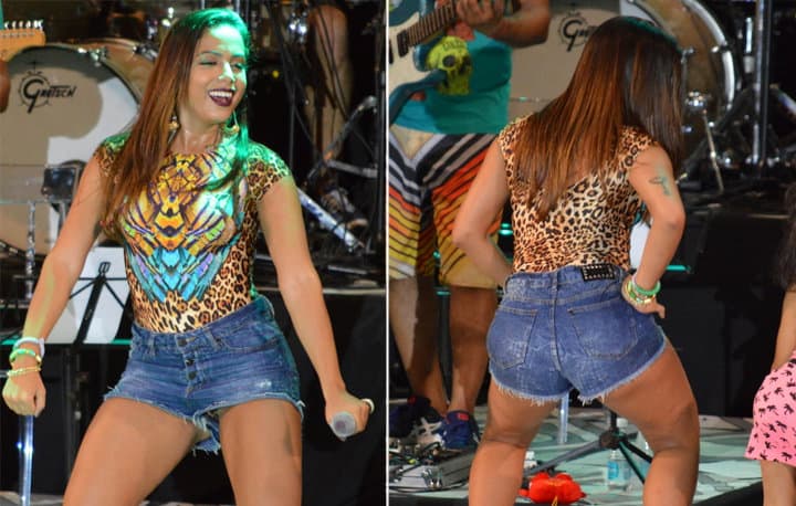 Anitta Vai A Evento Infantil Com Short Ousado E Mostr