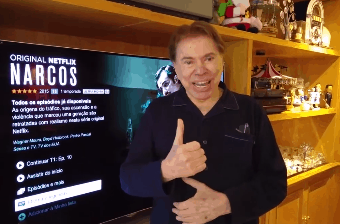 Dono do Netflix oferece assinatura vitalícia para Silvio Santos; Entenda