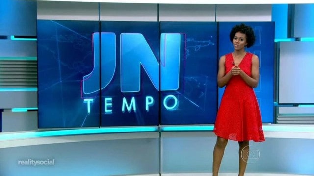 Maju Coutinho muda visual e brinca com resultado no “Jornal Nacional”