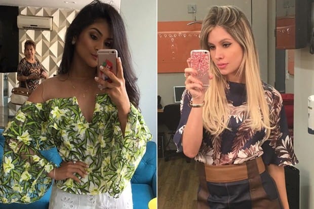 Thyane Dantas e Mileide Mihaile quase se encontram em evento