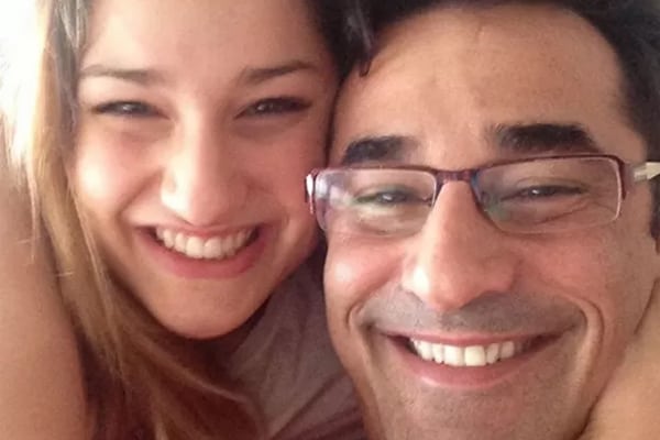 Luciano Szafir se emociona com casamento de Sasha Meneghel, sua filha