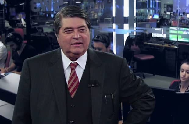 Reprodução / Band Datena falou de matéria de jornal e atacou a Globo e seu diretor de jornalismo.