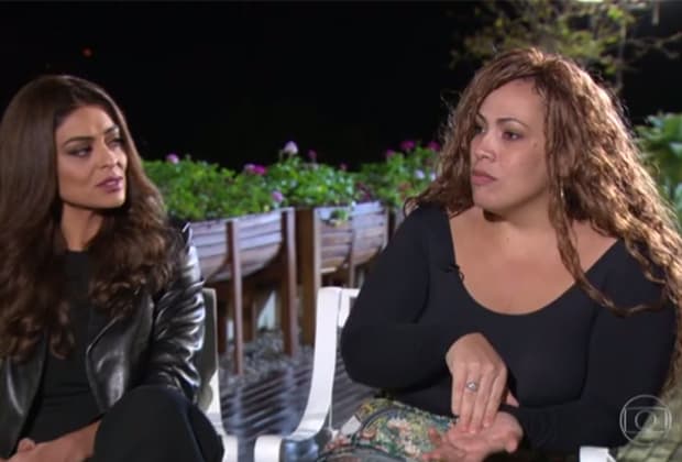 Reprodução / Globo Juliana Paes conhece Bibi Perigosa da "vida real" e fala sobre personagem de "A Força do Querer"