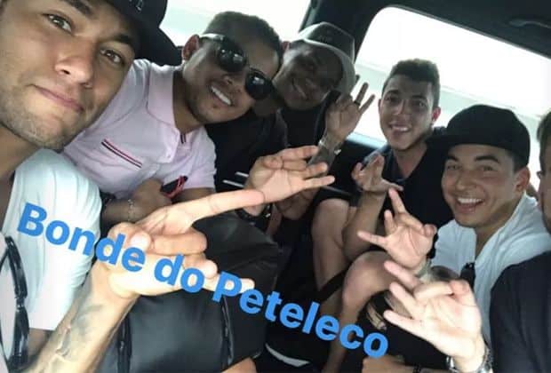 Reprodução Neymar e 'parças' tomam 'bronca' do Detran após post no Instagram