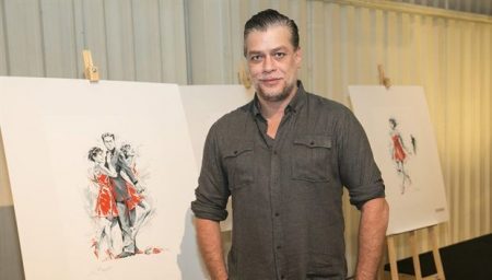 Em foto rara, Fábio Assunção posa ao lado dos filhos