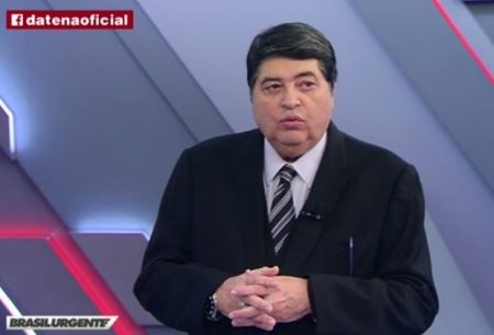 Mesmo com duas costelas quebradas, Datena apresenta o “Brasil Urgente”