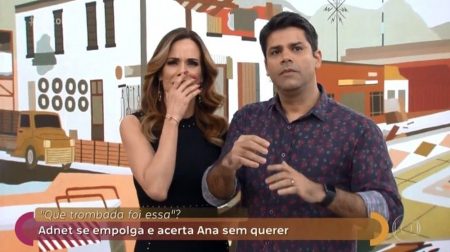 Ana Furtado comenta pancada de Marcelo Adnet: “Achei que tinha perdido os dentes”