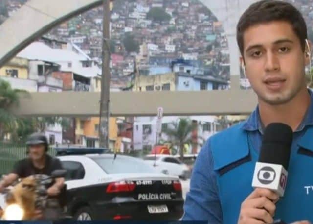 Gato de óculos escuros “invade” reportagem da Globo e viraliza na web