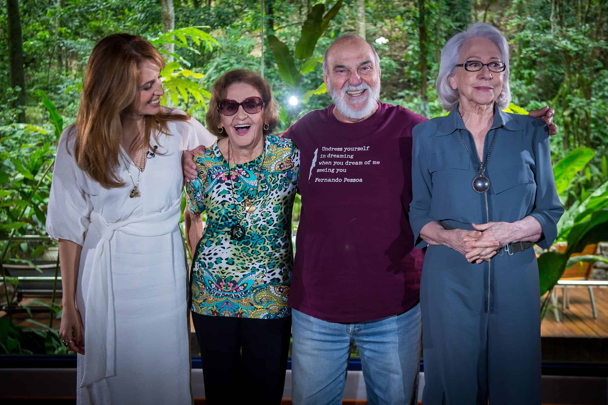 Fernanda Montenegro, Laura Cardoso e Lima Duarte marcam presença no “Fantástico”