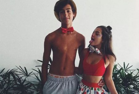 Aos 13 anos, Mel Maia chama a atenção com fantasias ao lado do namorado