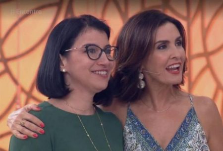 Fátima Bernardes reencontra ex-aluna de balé no “Encontro”