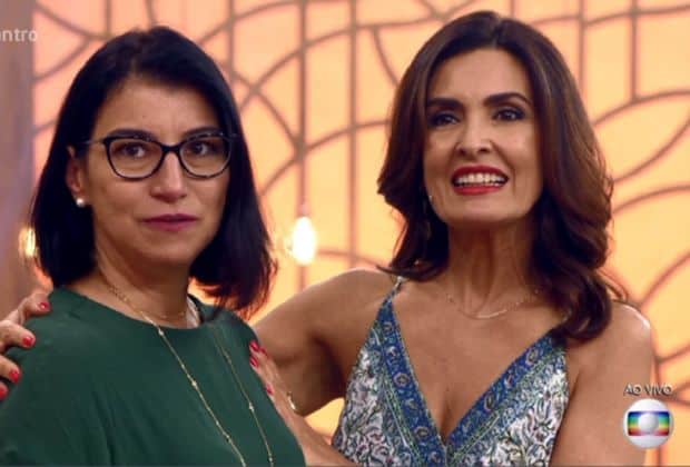 Fátima Bernardes reencontra ex-aluna de balé no "Encontro"