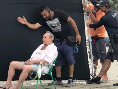 Stênio Garcia e Rosamaria Murtinho gravam “Os Experientes” no litoral de SP