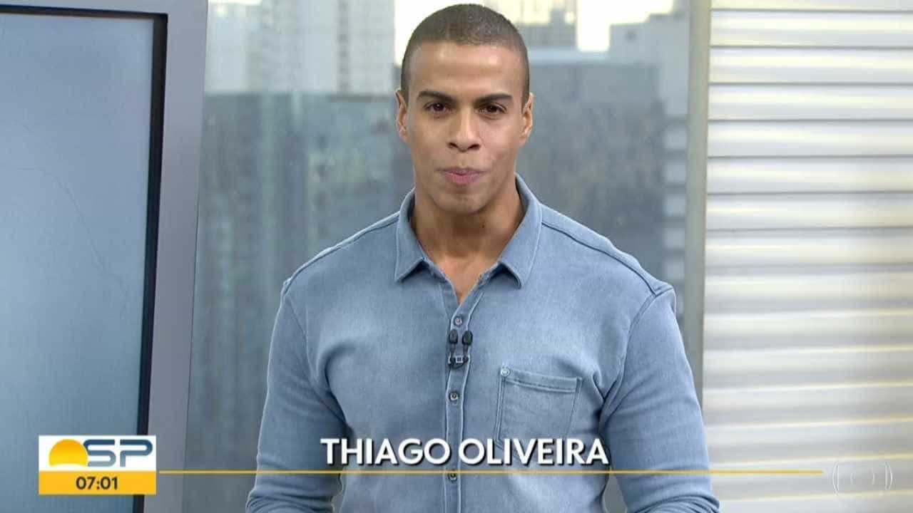 Sob elogios dos internautas, Thiago Oliveira estreia no lugar de Abel Neto no “Bom Dia SP”