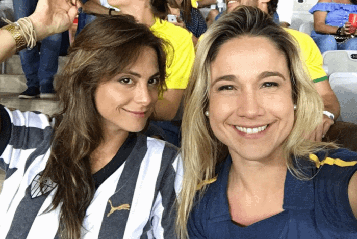 Namorada de Fernanda Gentil divulga a Fox e jornalista brinca: “Veja na Globo”