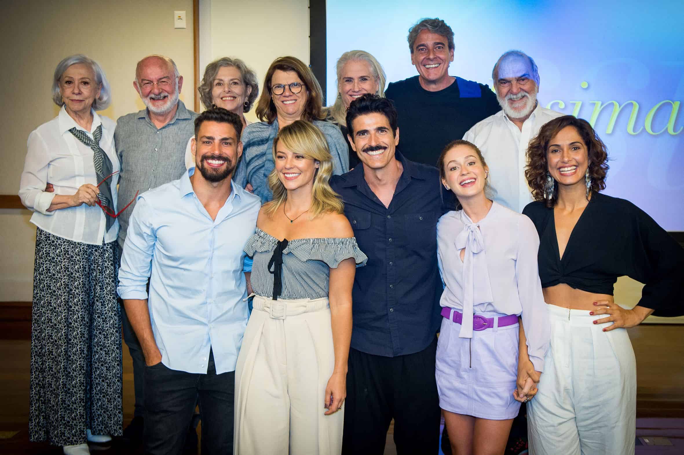 Autor, diretora e elenco de “Belíssima” se reúnem para celebrar estreia no “Vale a Pena Ver de Novo”