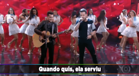 Irritado, Faustão reclama da quantidade de compositores de música de João Neto e Frederico