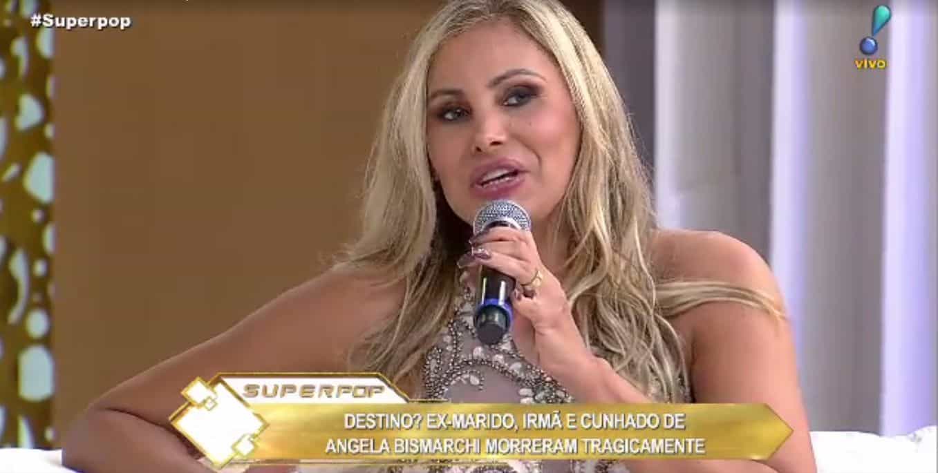 Climão! Luciana Gimenez e Angela Bismarchi se estranham no “Superpop”