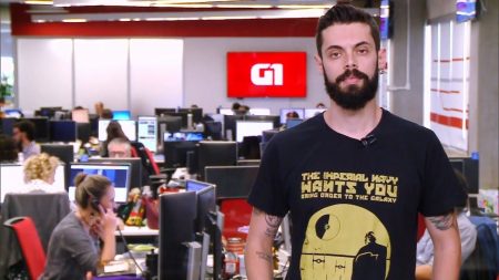 Cauê Fabiano surge com uniforme de Goku, de “Dragon Ball”, na Globo