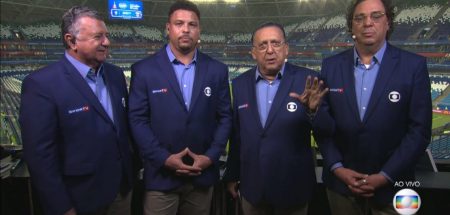 Galvão Bueno detona visual de Ronaldo e causa na internet