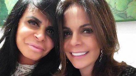 Após briga na TV, Gretchen e Sula Miranda fazem as pazes