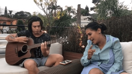 Simone, da dupla com Simaria, e Whindersson Nunes gravam música para eliminação do Brasil