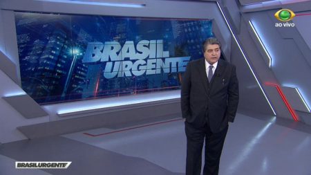 Audiência da TV: “Brasil Urgente” humilha novela mexicana e chega a 9 pontos