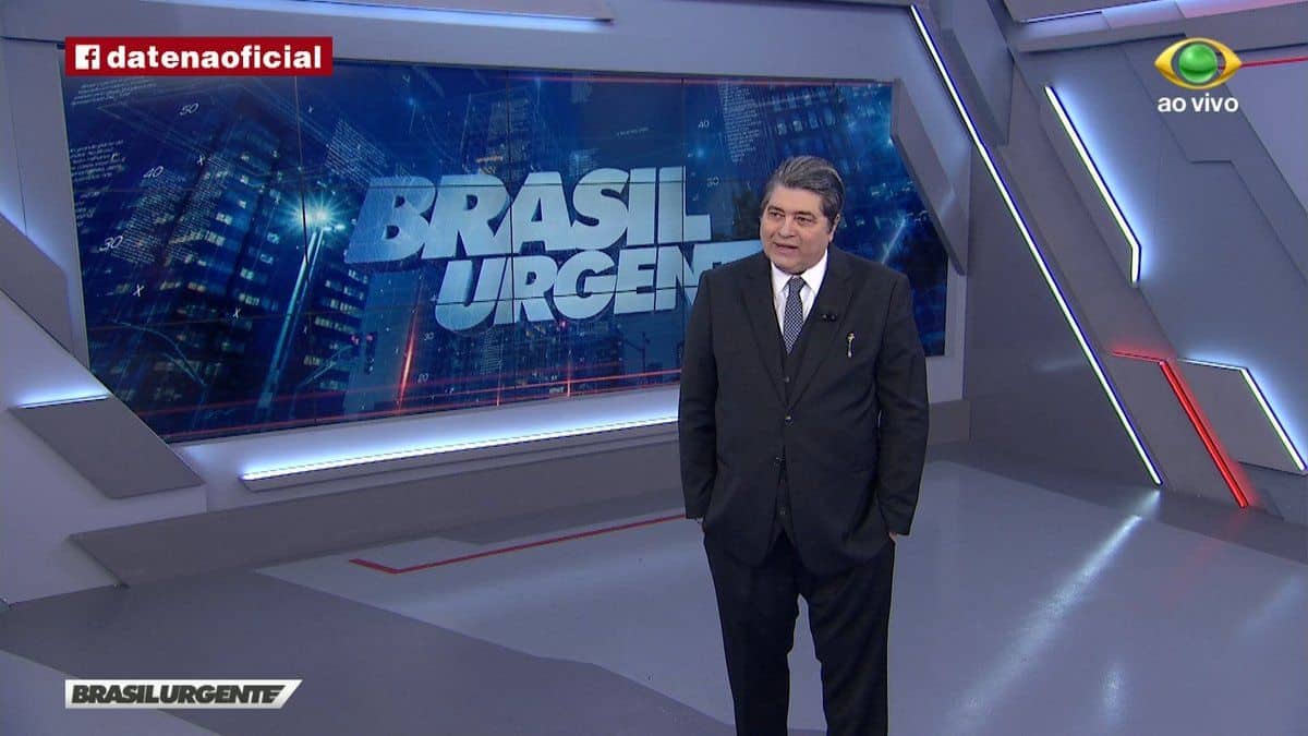 Datena desiste de candidatura e reassume o “Brasil Urgente”
