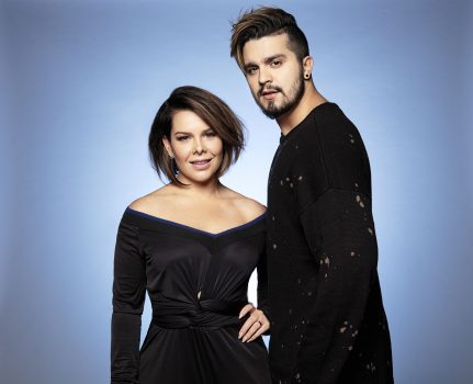 Fernanda Souza e Luan Santana comentam estreia do “Só Toca Top”