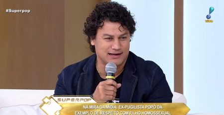 Popó fala sobre filho gay e revela: “Já beijei homem”