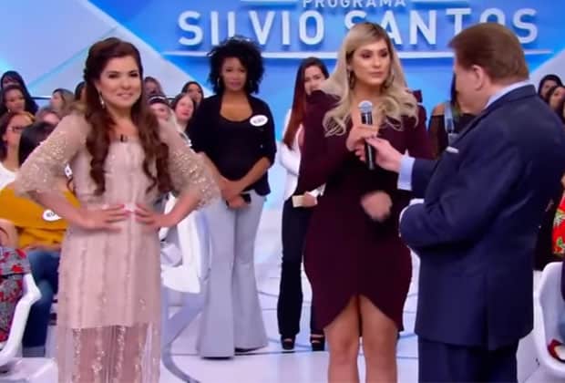 Silvio Santos atiça Lívia Andrade e Mara Maravilha e transforma programa em “Casos de Família”