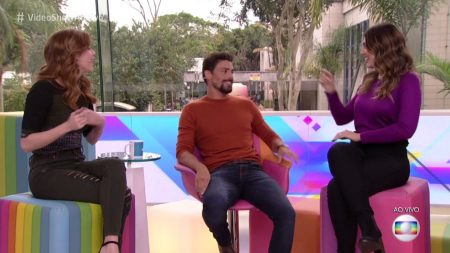 Internautas apontam clima entre Cauã Reymond e Vivian Amorim no “Vídeo Show”
