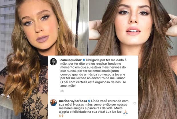 Marina Ruy Barbosa comenta casório de Camila Queiroz com seu ex