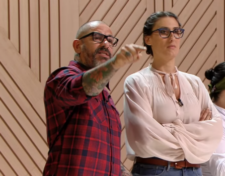 Participante do “MasterChef” dá cortada em Paola Carosella e Henrique Fogaça e depois arrega