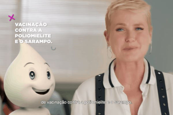 Globo recusou exibir campanha de vacinação com Xuxa e Galinha Pintadinha