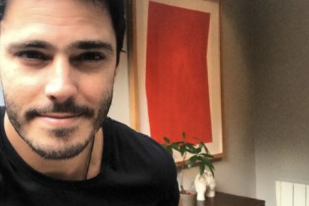 Thiago Rodrigues grava novela portuguesa ao lado de colegas do Brasil