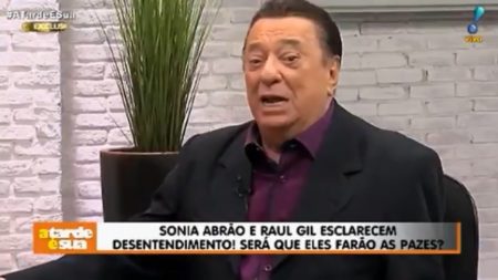 Sonia Abrão e Raul Gil fazem as pazes após briga por causa de Leo Dias