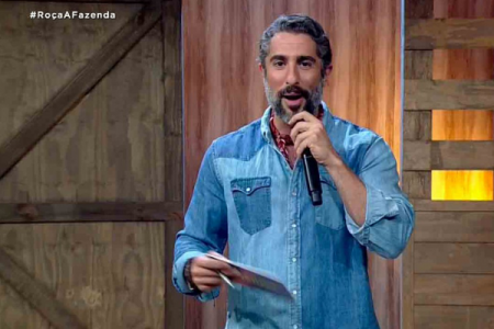 Em momento MTV, Marcos Mion provoca Roberto Justus em “A Fazenda”