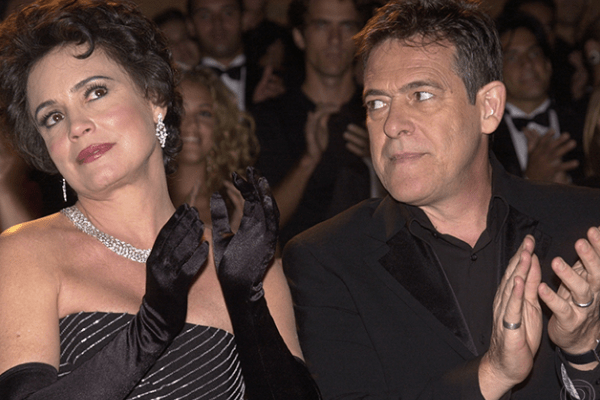 Agora “inimigos”, José de Abreu e Regina Duarte já formaram par romântico na TV