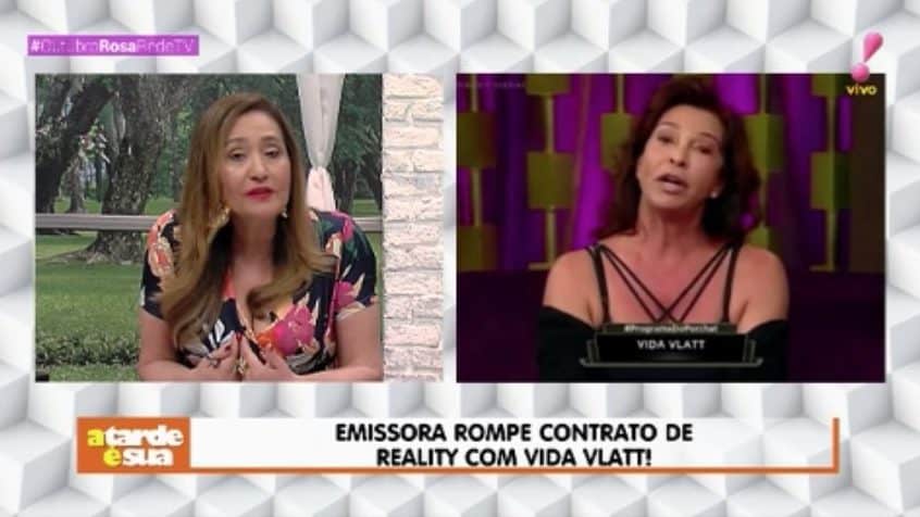 Vida Vlatt perde contrato com a Record após dar entrevista a Sonia Abrão, que faz pedido