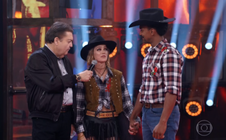 Pâmela Tomé rebate comentário de jurado da “Dança dos Famosos” e Faustão ironiza