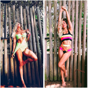 Giovanna Ewbank posa de biquíni em Noronha e esbanja corpão