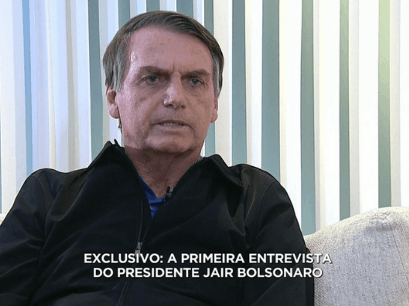 Bolsonaro privilegia a Record, mas alcança mais que o dobro de público na Globo