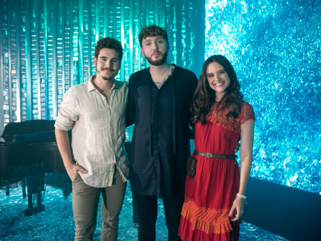 Cantor britânico James Arthur participa de “O Tempo Não Para”