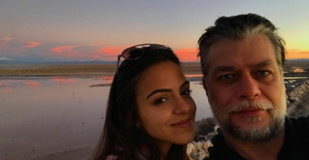 Ex-casal, Fábio Assunção e Pally Siqueira vão juntos a protesto