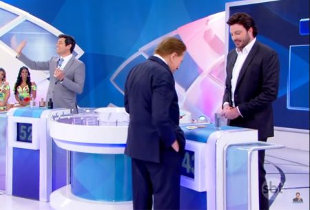 Silvio Santos elogia Danilo Gentili e debocha de Pedro Bial