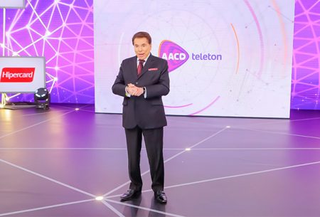 Silvio Santos vai aparecer no final do Teleton