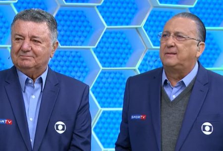 Galvão Bueno vai às lágrimas em despedida de Arnaldo Cézar Coelho