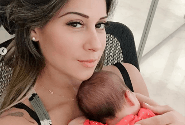 Mayra Cardi causa polêmica com foto da filha recém-nascida