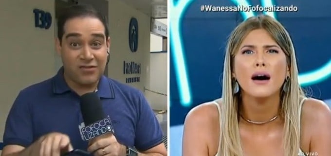 Após “fora” de Lívia Andrade, repórter do “Fofocalizando” explica confusão
